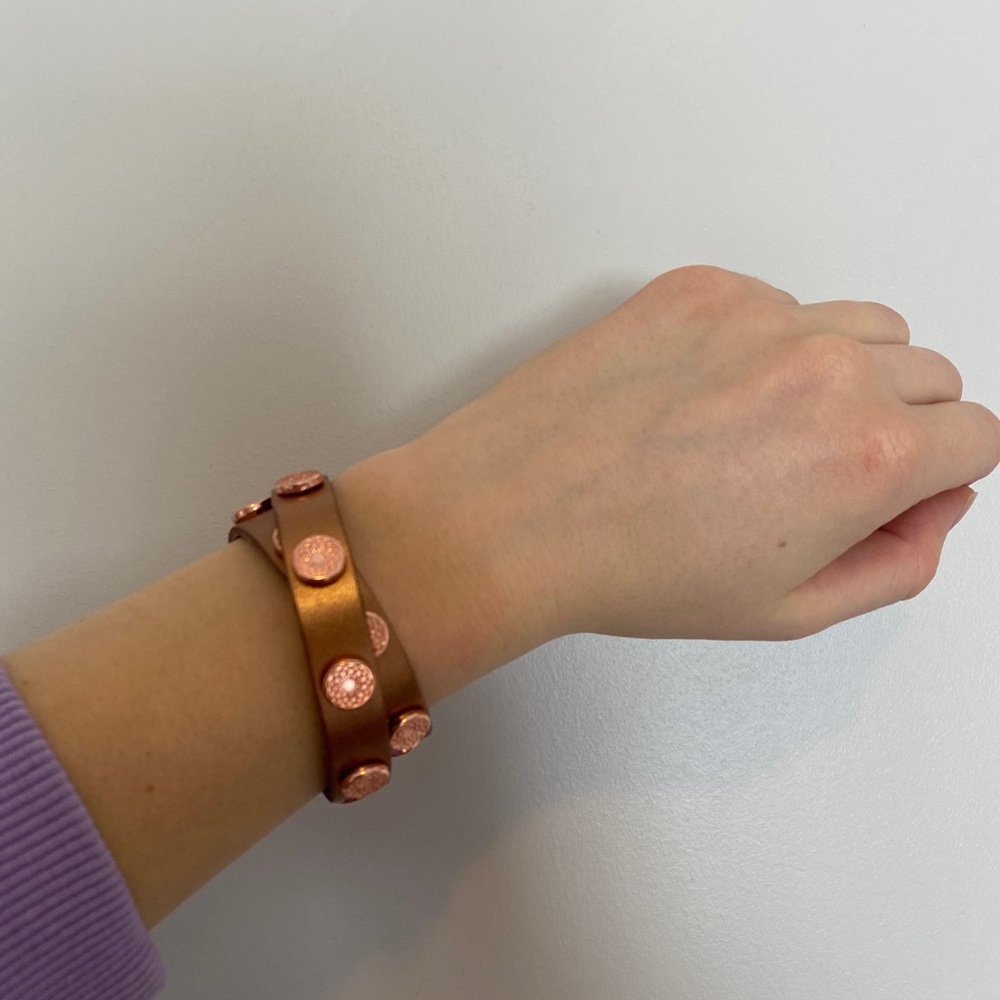 Leather wrap bracelet